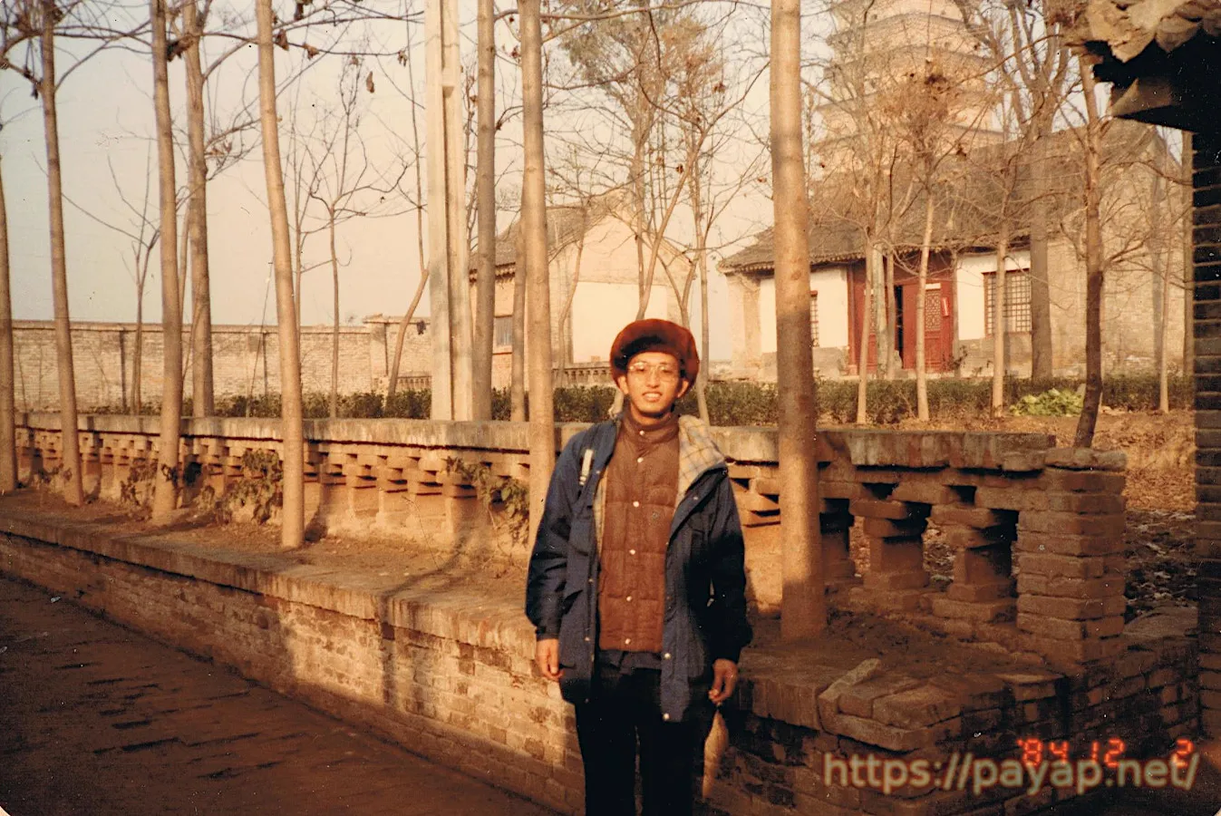 中国、西安 香積寺 (1984年12月)