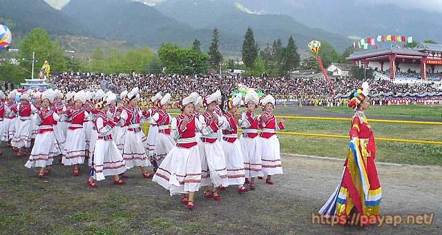 中国,云南省,大理三月街