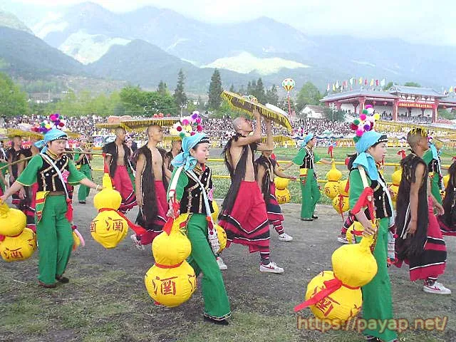 中国,云南省,大理三月街