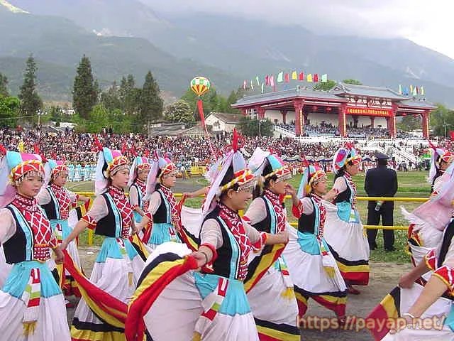 中国,云南省,大理三月街