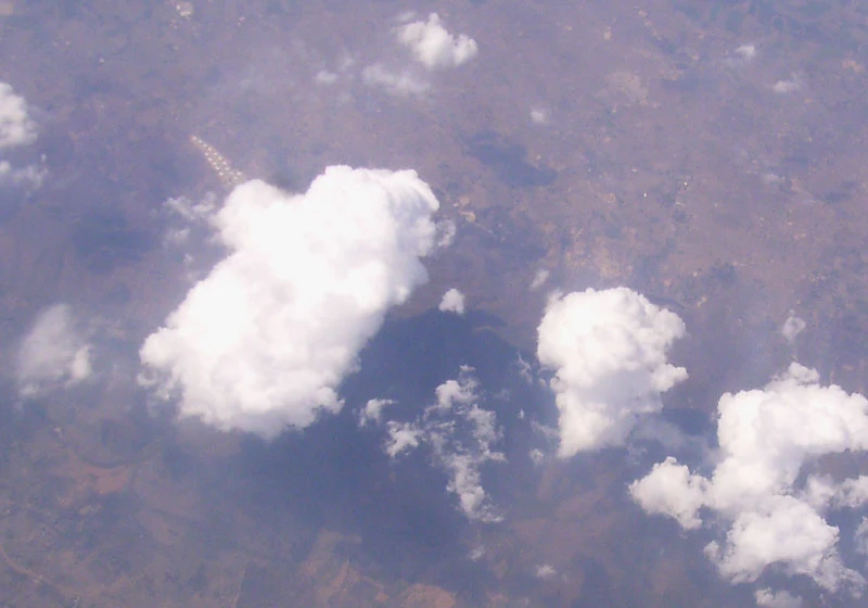 2006年2月マレーシア・機内から撮影