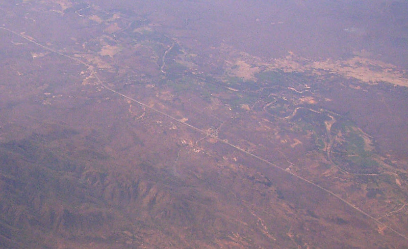 2006年2月マレーシア・機内から撮影