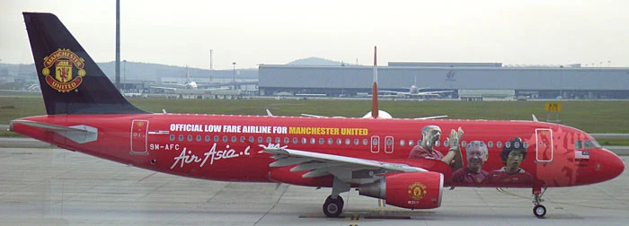 2006年2月マレーシア・AirAsiaの機体