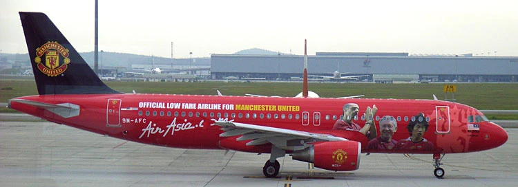 2006年2月マレーシア・AirAsiaの機体