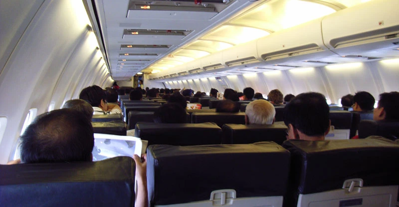 2006年2月マレーシア・AirAsiaの機内