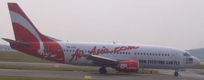 2006年2月マレーシア・AirAsiaの機体