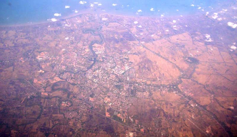 2006年2月マレーシア・機内から撮影