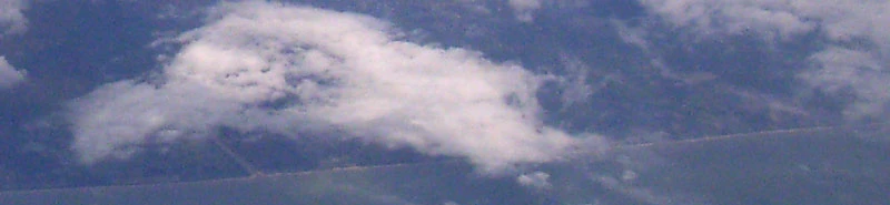 2006年2月マレーシア・機内から撮影