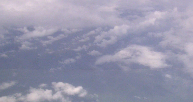 2006年2月マレーシア・機内から撮影