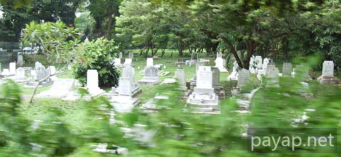 2006年2月マレーシア・墓地