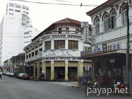ペナン「街角風景・オリエンタルホテルの裏側」