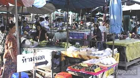 チエンコーンの市場 チエンコーンの市場