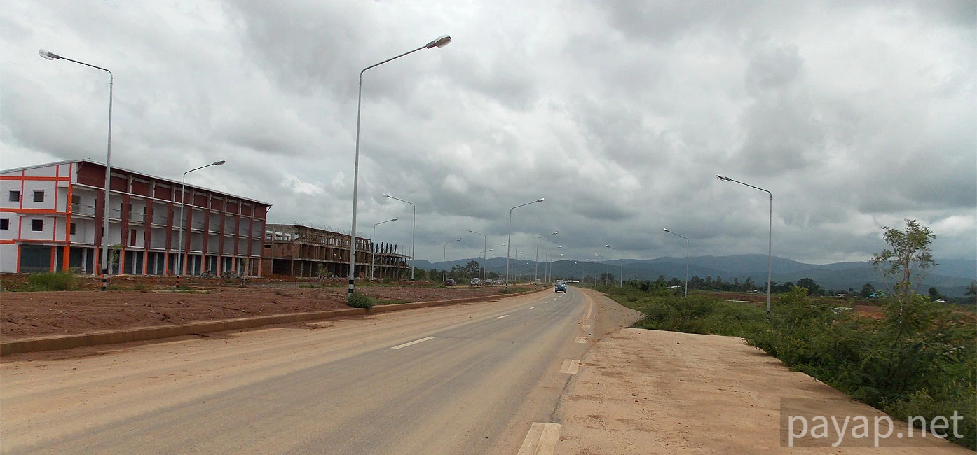 チエンライの写真,国境,友好橋,ボーダー