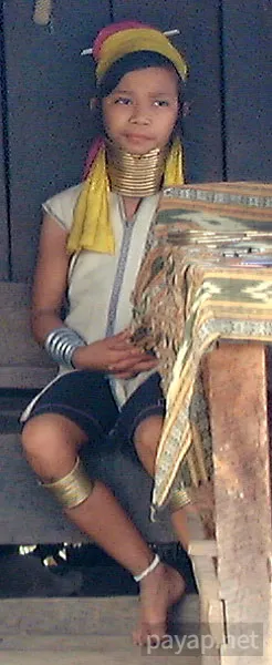 メホーソン(MeHoSon)首長族 2004年6月撮影、From Yasu. メホーソン(MeHoSon)