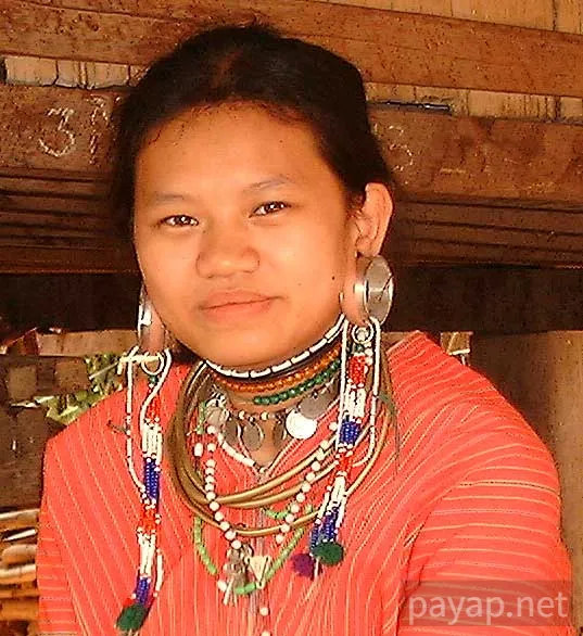 メホーソン(MeHoSon)首長族 2004年6月撮影、From Yasu. メホーソン(MeHoSon)