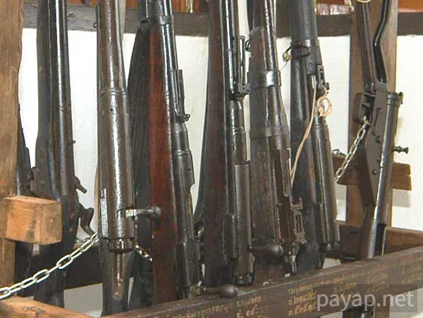 ビルマ戦線資料博物館,銃器-色々