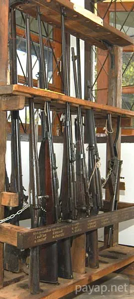 ビルマ戦線資料博物館,銃器-色々