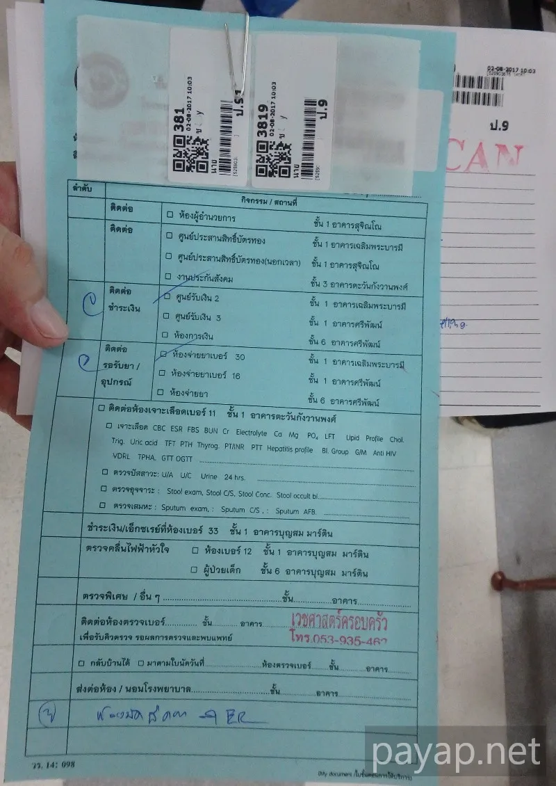 処方箋とカルテバーコード